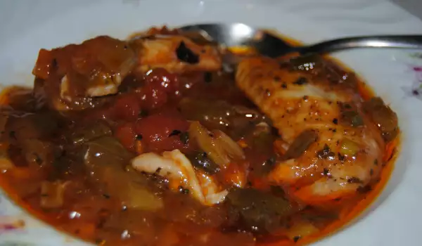 Guiso de pollo al horno