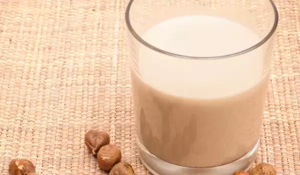 Leche de avellanas