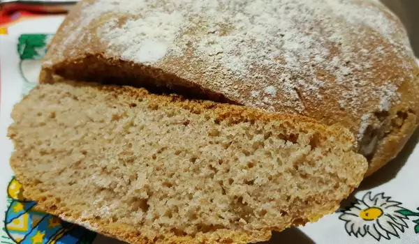 Pan con levadura natural y 2 harinas