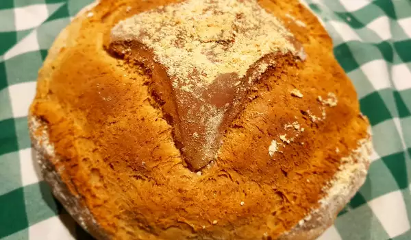 Pan de pueblo con harina de trigo y espelta