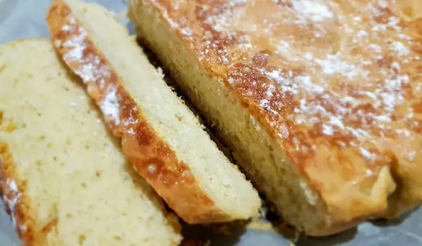 Pan con huevos y tahini de sésamo