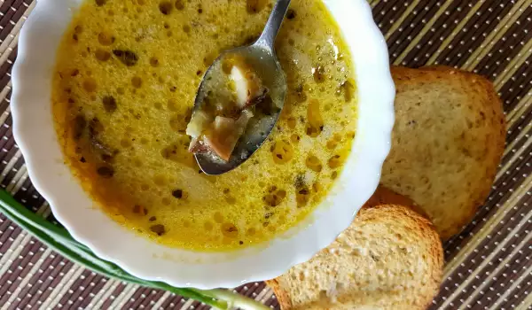 Sopa de setas tradicional italiana