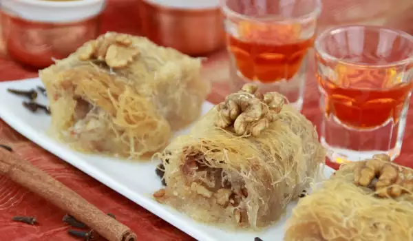 Baklava con nueces