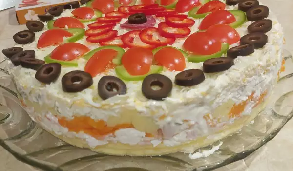 Pastel de patata para fiestas y celebraciones