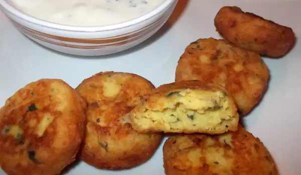 Croquetas de patata con champiñones y queso