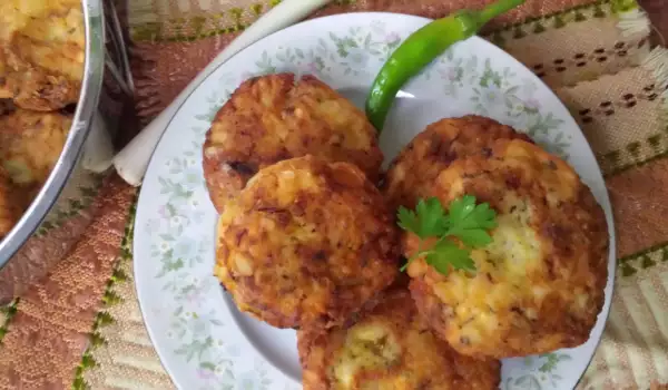 Tortitas de patata con arroz