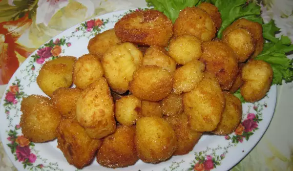 Patatas rebozadas con harina de maíz