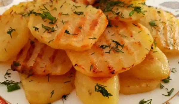 Patatas al horno, como las fritas