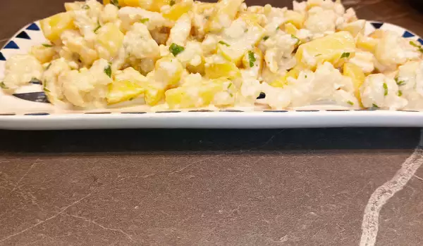 Patatas con coliflor