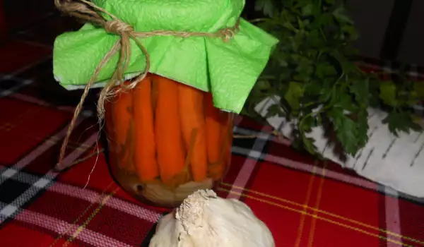 Zanahorias marinadas con ajo