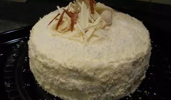 Tarta Raffaello de Almendras y Coco