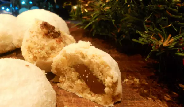 Galletas Bola de Nieve para Navidad