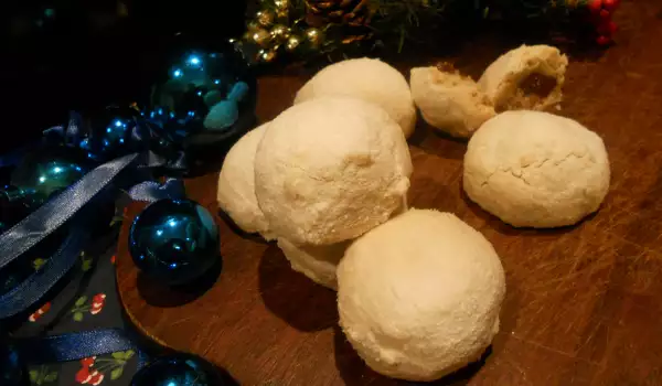 Galletas Bola de Nieve para Navidad