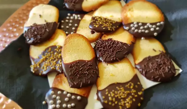 Galletas Lengua de Gato con Chocolate