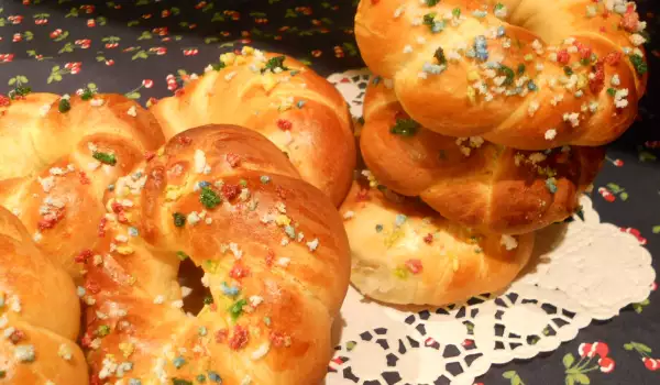 Roscos con masa de brioche