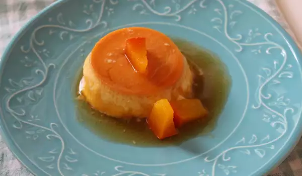 Flan de calabaza rápido