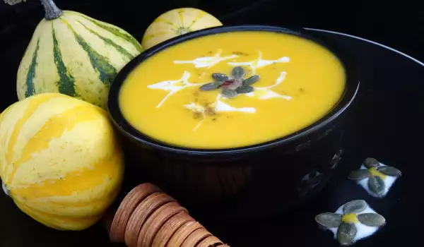 Crema aromática de calabaza