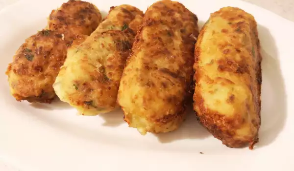 Croquetas de patata con pollo