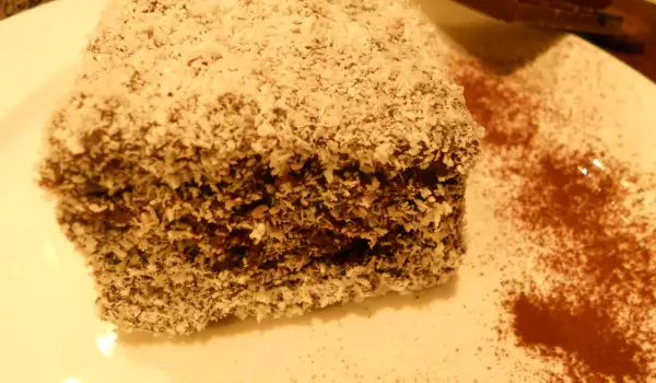 Bizcochos de chocolate Lamington (receta australiana)