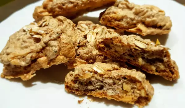 Galletas crujientes saludables con avena