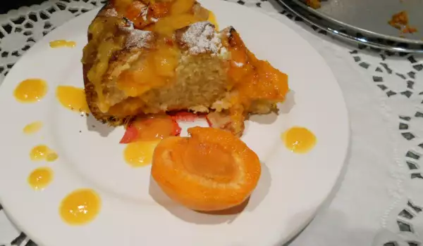 Tarta de albaricoques fácil