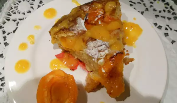 Tarta de albaricoques fácil