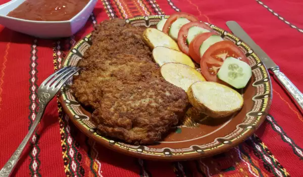 Schnitzel de carne picada (receta fácil)