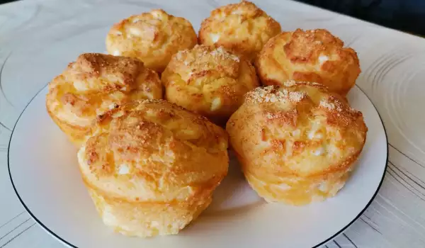 Muffins de masa filo con ricotta y parmesano