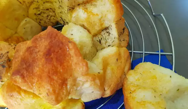 Pan de mono con queso y especias (versión salada)