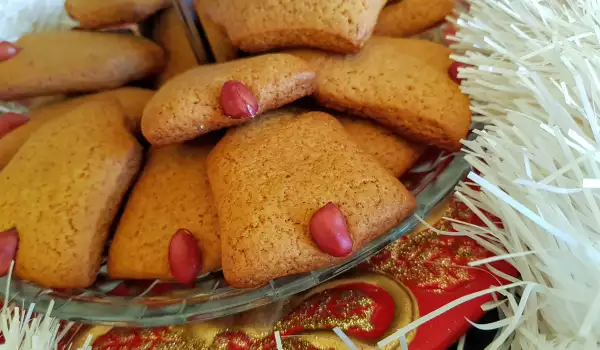 Galletas retro de miel con cacahuetes y kéfir