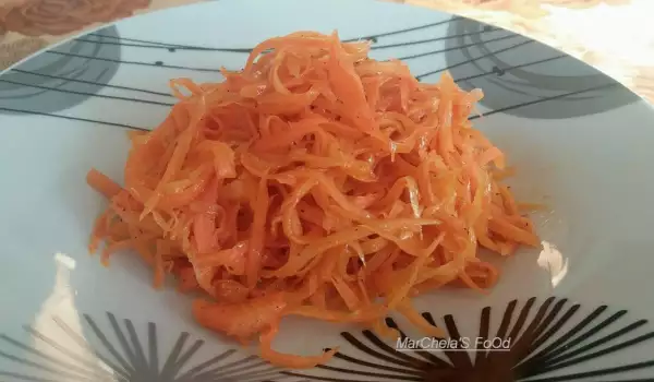 Zanahorias al estilo coreano