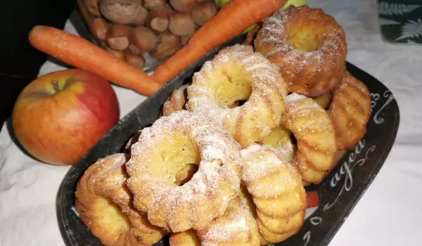 Deliciosos muffins de manzana y zanahoria