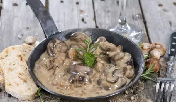 Fricasé de champiñones