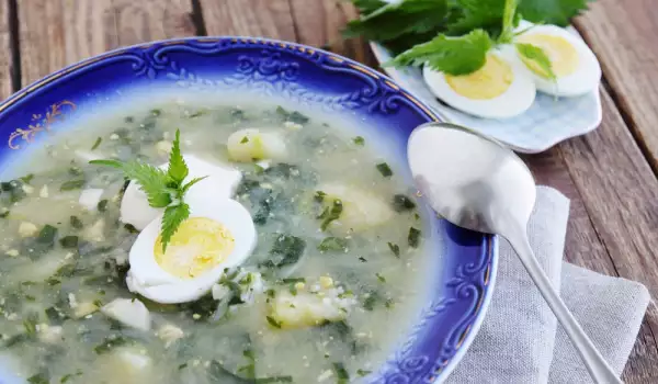 Sopa de ortigas