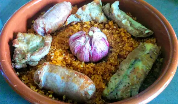 Arroz al horno valenciano (con pelota de carne)