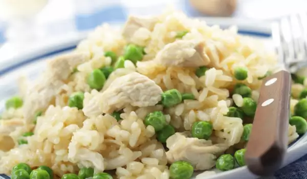 Delicioso arroz con verduras