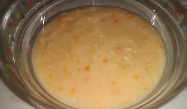 Sopa de arroz para bebés