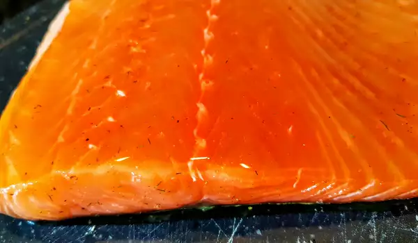 Salmón marinado casero (pastarmi)