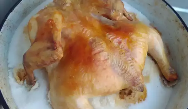 Pollo a la sal (receta fácil)