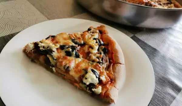 Pizza con masa de espelta