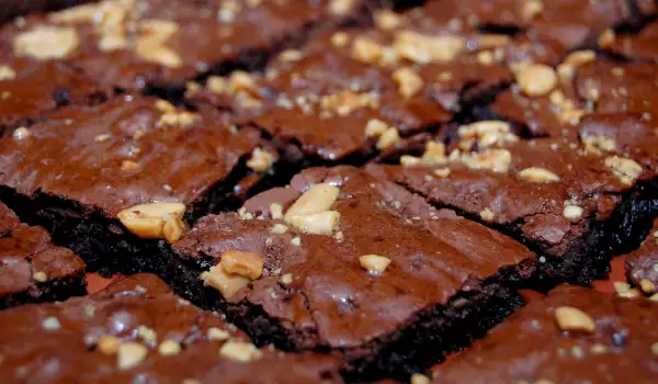 Brownie con nueces y cacao