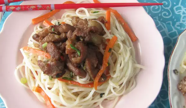 Cerdo con Noodles estilo Thai
