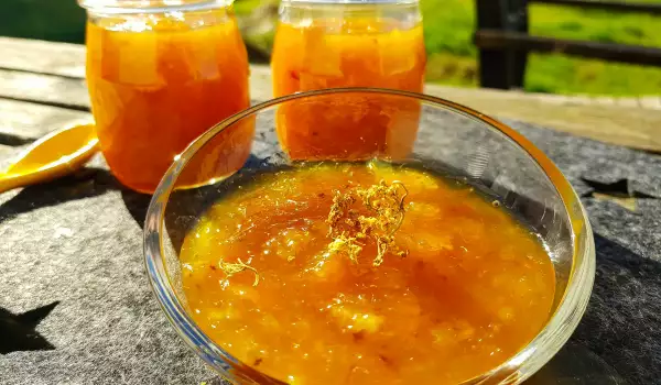Mermelada de naranja con flor de saúco