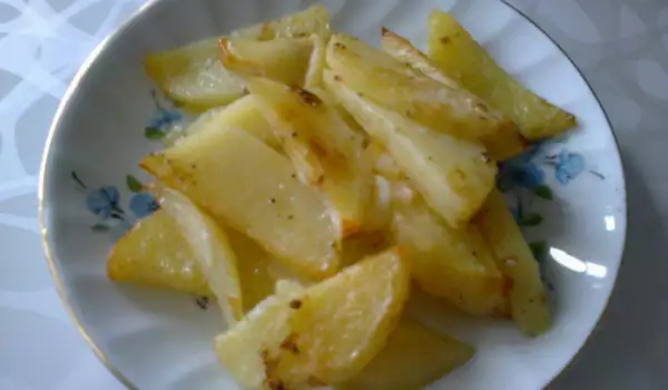 Patatas nuevas con mantequilla al horno