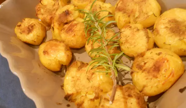 Patatas doradas al horno