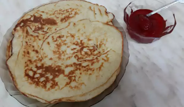 Crepes de requesón y avena