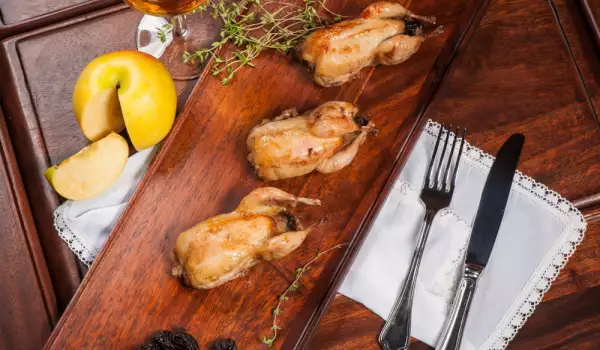 Codornices al vino blanco
