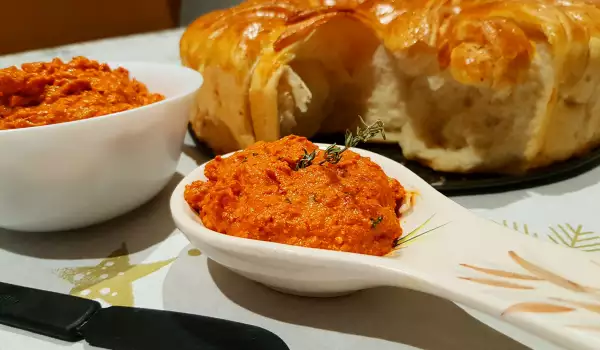 Crema de untar con pimiento choricero y cebolla