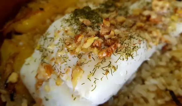 Bacalao con arroz y patatas