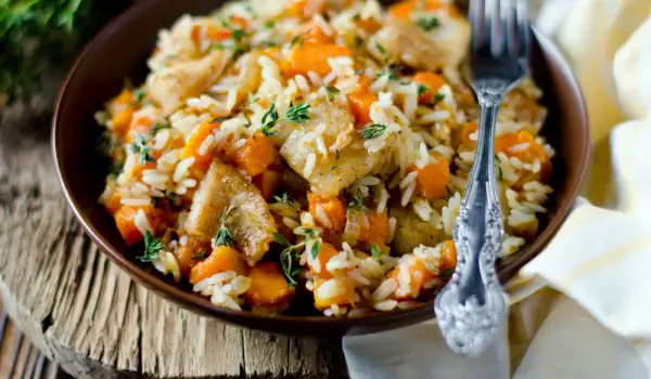 Arroz con calabaza